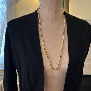Elegant Gold Plated 30” Chain Necklace